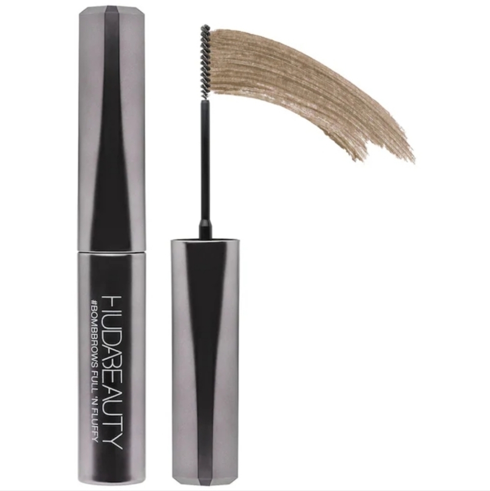 Huda Beauty WARM BLONDE 1 BombBrows Full n Fluffy Fiber Gel | NEW | #BombBrows